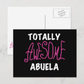 Total fantastische Abuela rosa T - Shirts und Postkarte (Vorne/Hinten)