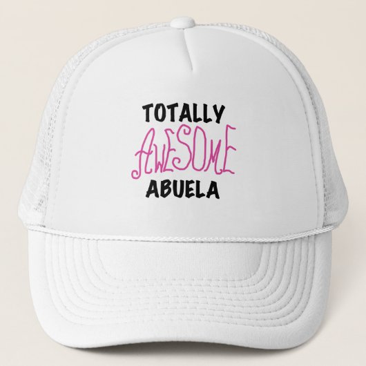 Total fantastische Abuela rosa T-Shirts und Truckerkappe (Vorderseite)