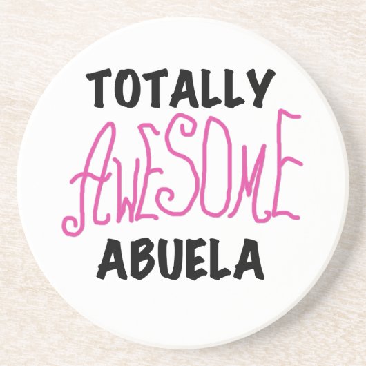 Total fantastische Abuela rosa T-Shirts und Untersetzer (Vorne)