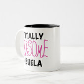 Total fantastische Abuela rosa T-Shirts und Zweifarbige Tasse (Vorderseite Links)