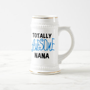 Total fantastische blaue T - Shirts und Geschenke Bierglas