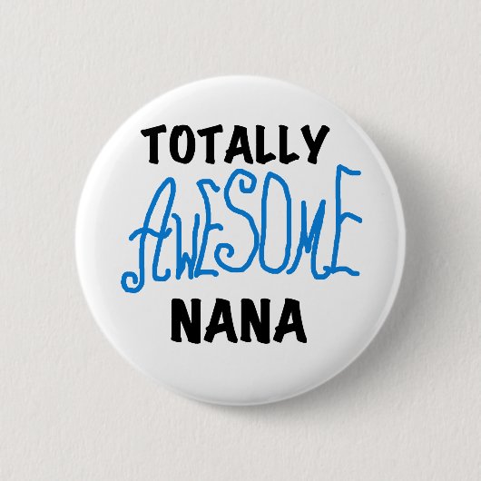 Total fantastische blaue T - Shirts und Geschenke Button (Vorderseite)