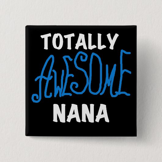 Total fantastische blaue T - Shirts und Geschenke Button (Vorderseite)