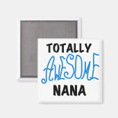 Total fantastische blaue T-Shirts und Geschenke Na Magnet (Vorderseite/Rückseite)