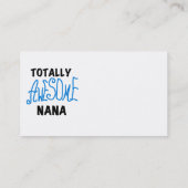 Total fantastische blaue T - Shirts und Geschenke Visitenkarte (Rückseite)