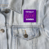 Total fantastische Gamma-Rosa-T-Shirts und Button (Beispiel)