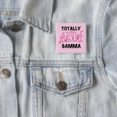 Total fantastische Gamma-Rosa-T-Shirts und Button (Beispiel)