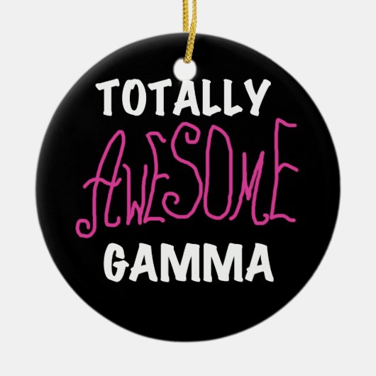 Total fantastische Gamma-Rosa-T-Shirts und Keramikornament (Vorne)