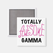 Total fantastische Gamma-Rosa-T-Shirts und Magnet (Vorderseite/Rückseite)