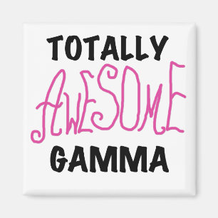Total fantastische Gamma-Rosa-T-Shirts und Magnet