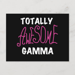 Total fantastische Gamma-Rosa-T-Shirts und Postkarte