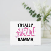 Total fantastische Gamma-Rosa-T-Shirts und Postkarte (Stehend Vorderseite)