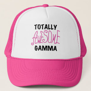 Total fantastische Gamma-Rosa-T-Shirts und Truckerkappe