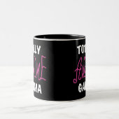 Total fantastische Gamma-Rosa-T-Shirts und Zweifarbige Tasse (Mittel)