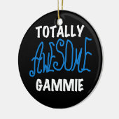 Total fantastische Gammie blaue T - Shirts und Keramikornament (Links)