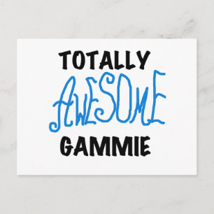 Total fantastische Gammie blaue T-Shirts und Postkarte