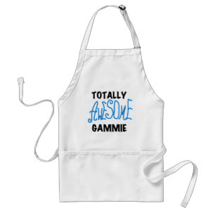 Total fantastische Gammie blaue T-Shirts und Schürze