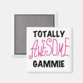 Total fantastische Gammie rosa T - Shirts und Magnet (Vorderseite/Rückseite)