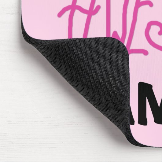 Total fantastische Gammie rosa T - Shirts und Mousepad (Ecke)