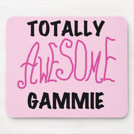 Total fantastische Gammie rosa T - Shirts und Mousepad (Vorne)