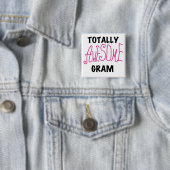 Total fantastische Gramm-Rosa-T-Shirts und Button (Beispiel)