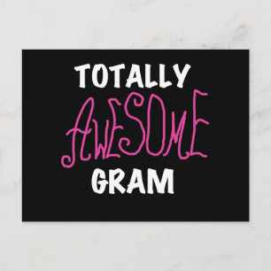 Total fantastische Gramm-Rosa-T-Shirts und Postkarte