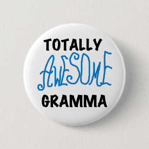 Total fantastische Gramma blaue T-Shirts Geschenke Button