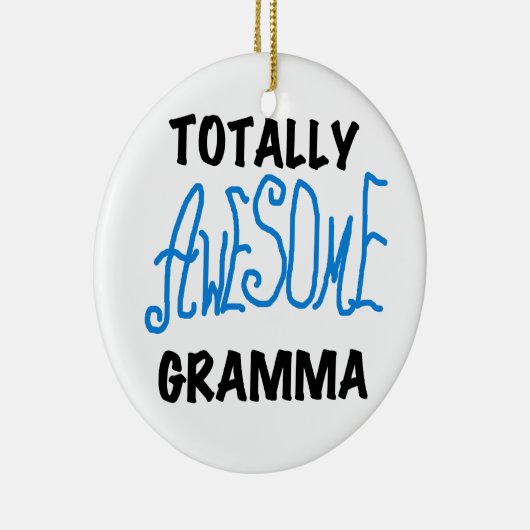 Total fantastische Gramma blaue T-Shirts Geschenke Keramik Ornament (Rechts)