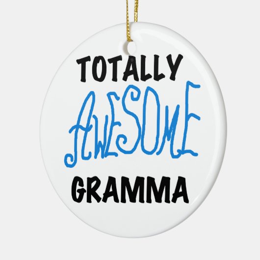 Total fantastische Gramma blaue T-Shirts Geschenke Keramik Ornament (Links)