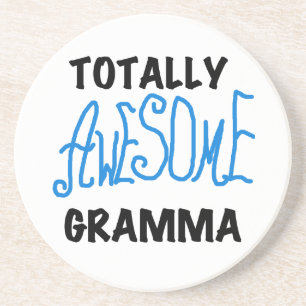 Total fantastische Gramma blaue T-Shirts Geschenke Sandstein Untersetzer