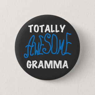 Total fantastische Gramma blaue T - Shirts und Button