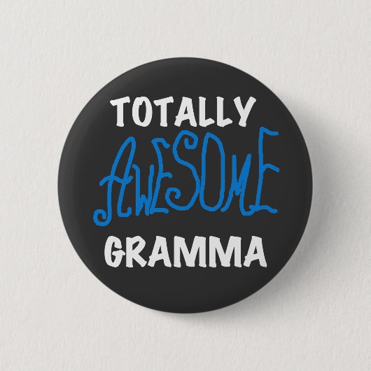 Total fantastische Gramma blaue T - Shirts und Button (Vorderseite)