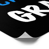 Total fantastische Gramma blaue T-Shirts und Gesch Poster (Ecke)