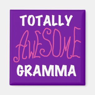 Total fantastische Gramma rosa T - Shirt-Geschenke Magnet