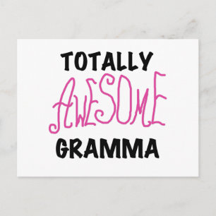 Total fantastische Gramma rosa T-Shirts Geschenke Postkarte