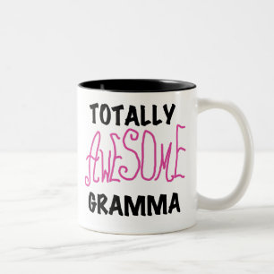 Total fantastische Gramma rosa T-Shirts Geschenke Zweifarbige Tasse