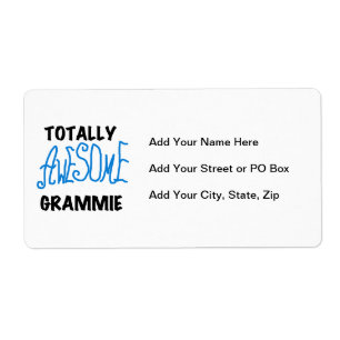 Total fantastische Grammie blaue T -