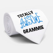 Total fantastische Grammie blaue T - Krawatte (Gerollt)