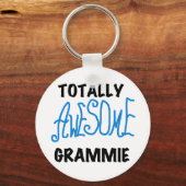 Total fantastische Grammie blaue T - Schlüsselanhänger (Vorderseite)