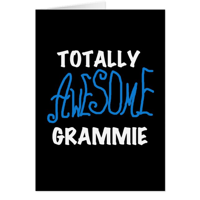 Total fantastische Grammie blaue T-Shirts (Vorne)