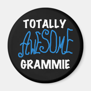 Total fantastische Grammie blaue T-Shirts Magnet