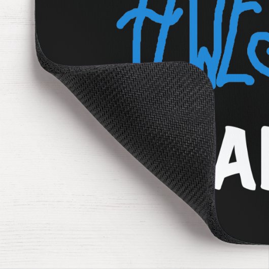 Total fantastische Grammie blaue T-Shirts Mousepad (Ecke)