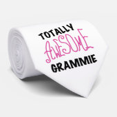 Total fantastische Grammie rosa T - Krawatte (Gerollt)