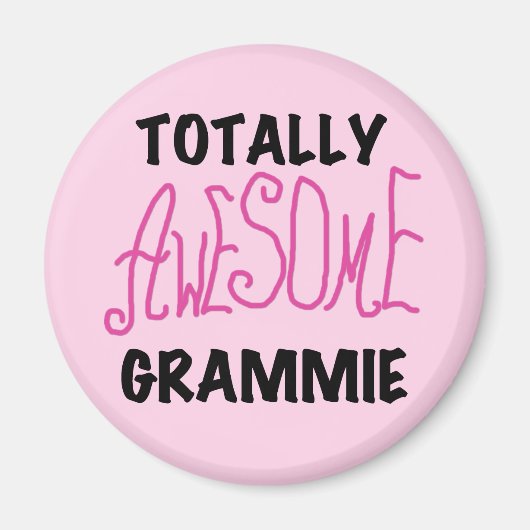 Total fantastische Grammie rosa T - Magnet (Vorne)