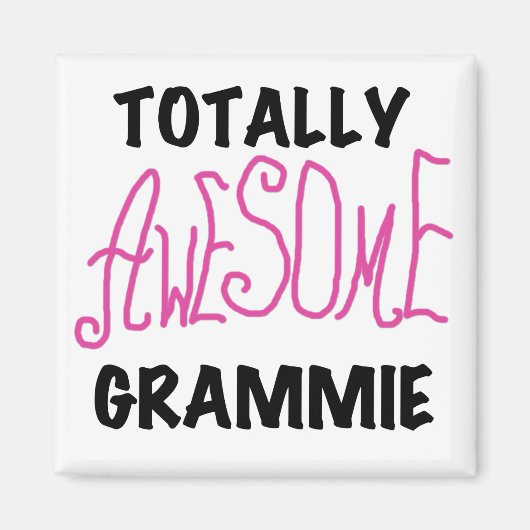 Total fantastische Grammie rosa T - Magnet (Vorne)