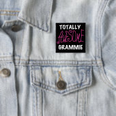 Total fantastische Grammie rosa T-Shirts Geschenke Button (Beispiel)
