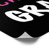 Total fantastische Grammie rosa T-Shirts Geschenke Poster (Ecke)