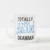 Total fantastische Granma blaue T-Shirts Geschenke Mattglastasse (Links)