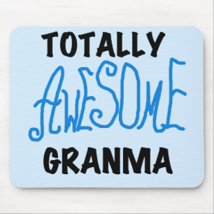 Total fantastische Granma blaue T-Shirts Geschenke Mousepad