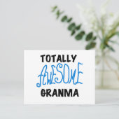 Total fantastische Granma blaue T-Shirts Geschenke Postkarte (Stehend Vorderseite)